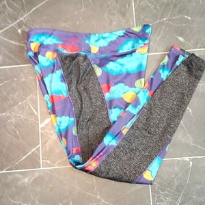 Workout leggings. Ankle length. Hot Air Balloons!